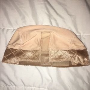 Velvet T lace beige wig cap + grip 2 in 1